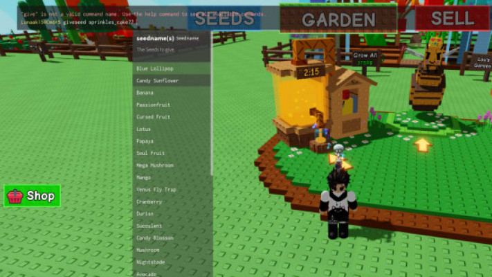 Grow a Garden Admin Commands